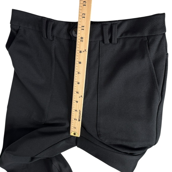 Anthropologie The Essential Trouser Pants Black Womens 8 Contemporary Minimalist - Picture 8 of 12